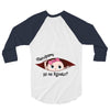 disculpame ya es agosto white girl black print 3/4 Sleeve Shirt