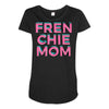 french bulldog mom Maternity Scoop Neck T-shirt