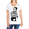 too lazy Ladies Curvy T-Shirt