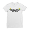 i Can't Live Without Love Vincent Van Gogh Ladies Fitted T-Shirt