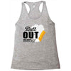 Butt Out Lung Cancer Awareness Racerback Tank