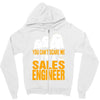 cant scare me im sales engineer halloween Zipper Hoodie