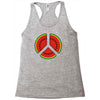 watermelon peace sign Racerback Tank