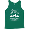 chill hungry wolf Tank Top