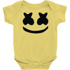 marshmello face Baby Onesie