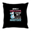 being a unicorn Throw Pillow