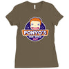 ponyo's ham shack Ladies Fitted T-Shirt