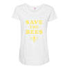 Save The Bees Maternity Scoop Neck T-shirt