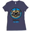believe in pugcorns Ladies Fitted T-Shirt