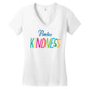 practice kindness Women's V-Neck T-Shirt