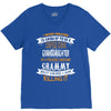 Super Cool Granddaughter Of A Freaking Awesome Grammy V-Neck Tee