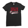 there's no crying in baseball Ladies Fitted T-Shirt