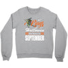 Halloween Kings Are Born In September Crewneck Sweatshirt