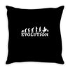 evolution dirt bike motorcross Throw Pillow