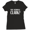 you serious Ladies Fitted T-Shirt