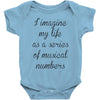 i imagine my life as a series of musical numbers Baby Bodysuit