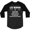 Leo Woman 3/4 Sleeve Shirt