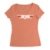 top gun logo cool retro Women's Triblend Scoop T-shirt