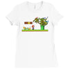 revenge of the turtles Ladies Fitted T-Shirt