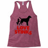 love stinks Racerback Tank