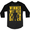 winner winner chicken dinner 3y 3/4 Sleeve Shirt