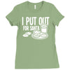 i put out for santa claus Ladies Fitted T-Shirt