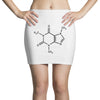 caffeine molecule t shirt coffee funny Mini Skirts