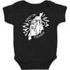 keep on tolking Baby Bodysuit