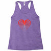 love red Racerback Tank