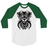 demon wolf 3/4 Sleeve Shirt