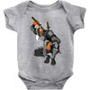 deathstroke marron Baby Bodysuit