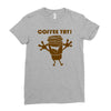 coffee yay Ladies Fitted T-Shirt