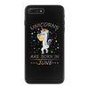 Unicorns are born in June iPhone 7 Plus Case