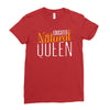 educated natural queen1 Ladies Fitted T-Shirt