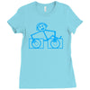 dj club Ladies Fitted T-Shirt