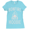 bonfire hoodie Ladies Fitted T-Shirt