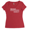 my drinking shirt funny Women's Triblend Scoop T-shirt