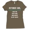 October Girl Ladies Fitted T-Shirt