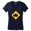 bear shark Women's V-Neck T-Shirt