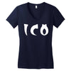 ico Women's V-Neck T-Shirt