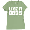like a boss Ladies Fitted T-Shirt