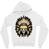 native american chief bear Zipper Hoodie