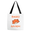 zero fox given Tote Bags