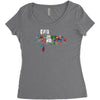 and that how i saved the world Women's Triblend Scoop T-shirt
