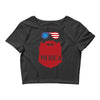 america 3 Crop Top