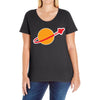 Lego Space Ladies Curvy T-Shirt