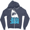 Come To The Shark Side Zipper Hoodie