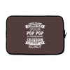 Super Cool Pop Pop Of A Freaking Awesome Grandson Laptop sleeve