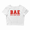 BAE Best Aunt Ever Crop Top