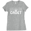 space cadet space ship Ladies Fitted T-Shirt